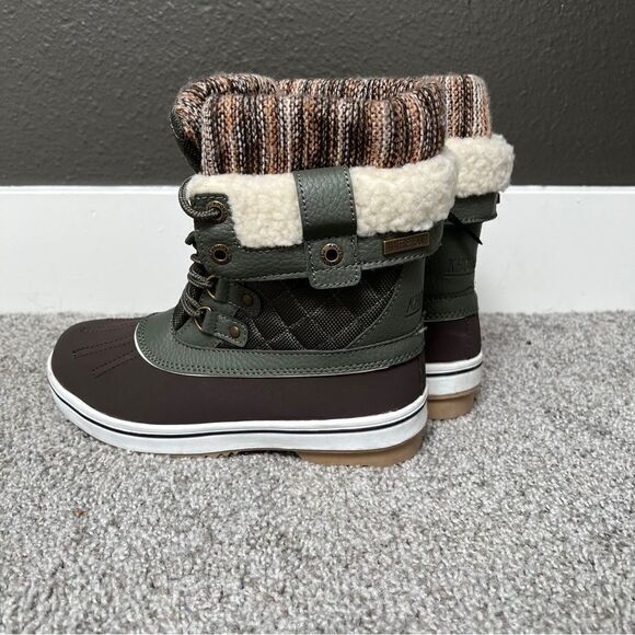 Womens Khombu Ruby Pack Boot Olive/ Brown - Picture 4 of 8